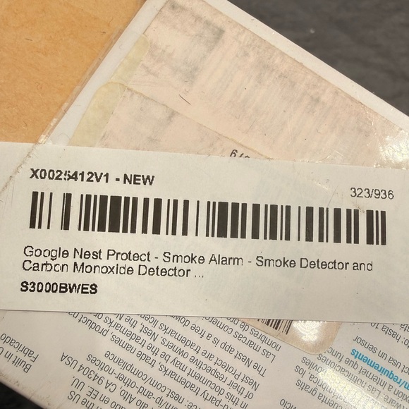 NIB Nest Protect Smoke And Carbon Monoxide Battery Operated Detector - Picture 8 of 8